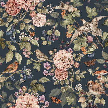 Wallpaper - Secret Garden Dark - Le Petit Marché Home Furniture