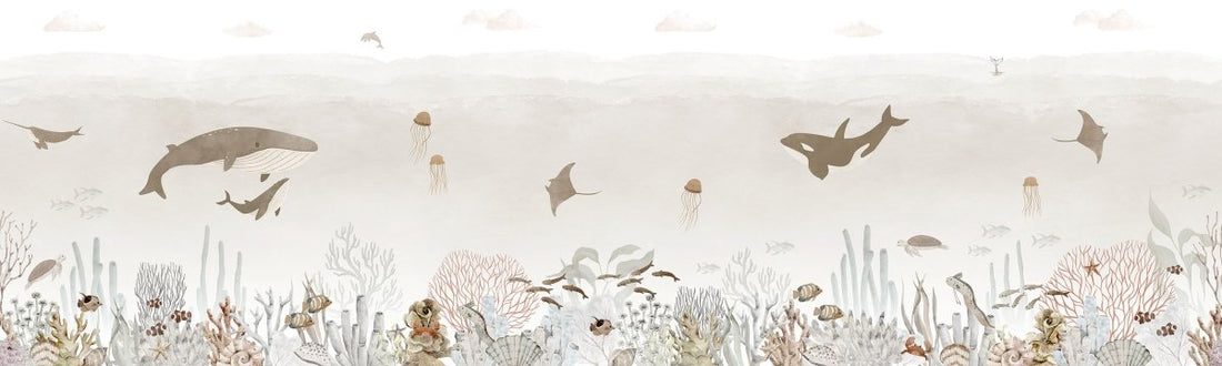 Wallpaper - Sensational Sea Brown - Panorama (Pre - Order) - LPM Home