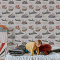 Wallpaper - Ships Color / Industrial Evolution - Le Petit Marché Home Furniture