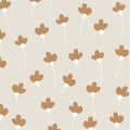 Wallpaper - Simple Daisies Beige Cinnamon - Le Petit Marché Home Furniture