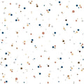 Wallpaper - Simple Dots Minimini Cinnamon Blue - Le Petit Marché Home Furniture