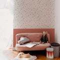 Wallpaper - Simple Dots Minimini Cinnamon Blue - Le Petit Marché Home Furniture