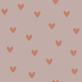 Wallpaper - Simple Hearts Pink and Red Brick - Le Petit Marché Home Furniture