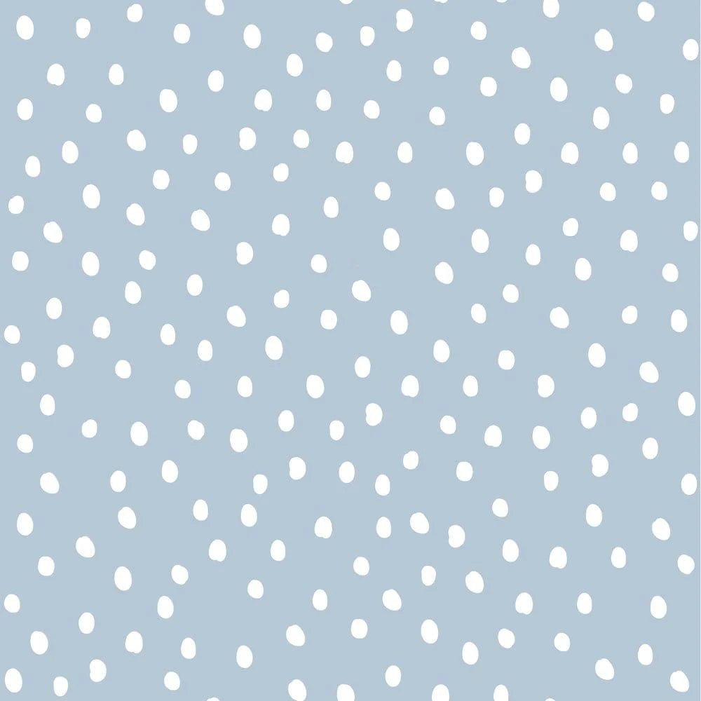 Wallpaper - Simple Irregular Dots Light Blue - Le Petit Marché Home Furniture