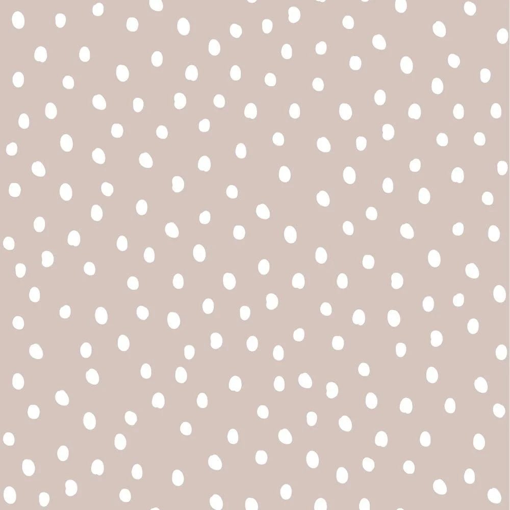 Wallpaper - Simple Irregular Dots Powder Pink White - Le Petit Marché Home Furniture