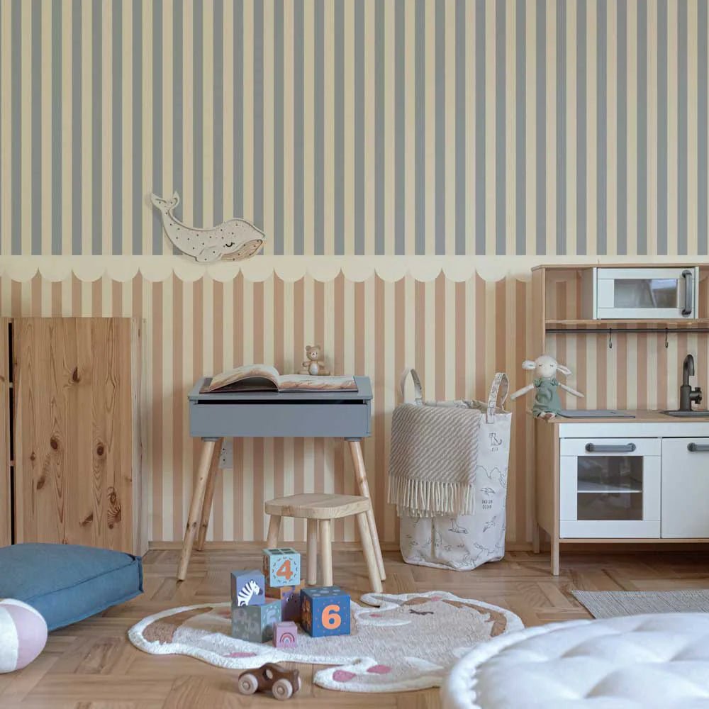 Wallpaper - Simple Rustic Classic Light - Le Petit Marché Home Furniture