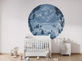 Wallpaper - Spirit Night Blue - Circle (Pre - Order) - LPM Home