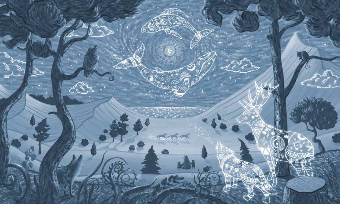Wallpaper - Spirit Night Blue (Pre - Order) - LPM Home