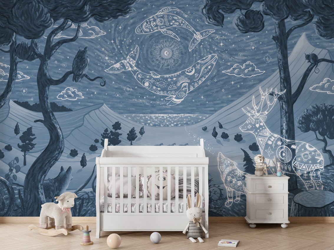 Wallpaper - Spirit Night Blue (Pre - Order) - LPM Home