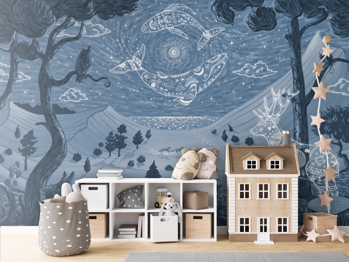 Wallpaper - Spirit Night Blue (Pre - Order) - LPM Home