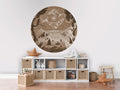 Wallpaper - Spirit Night Brown - Circle (Pre - Order) - LPM Home