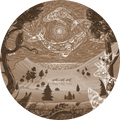 Wallpaper - Spirit Night Brown - Circle (Pre - Order) - LPM Home
