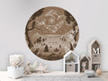 Wallpaper - Spirit Night Brown - Circle (Pre - Order) - LPM Home