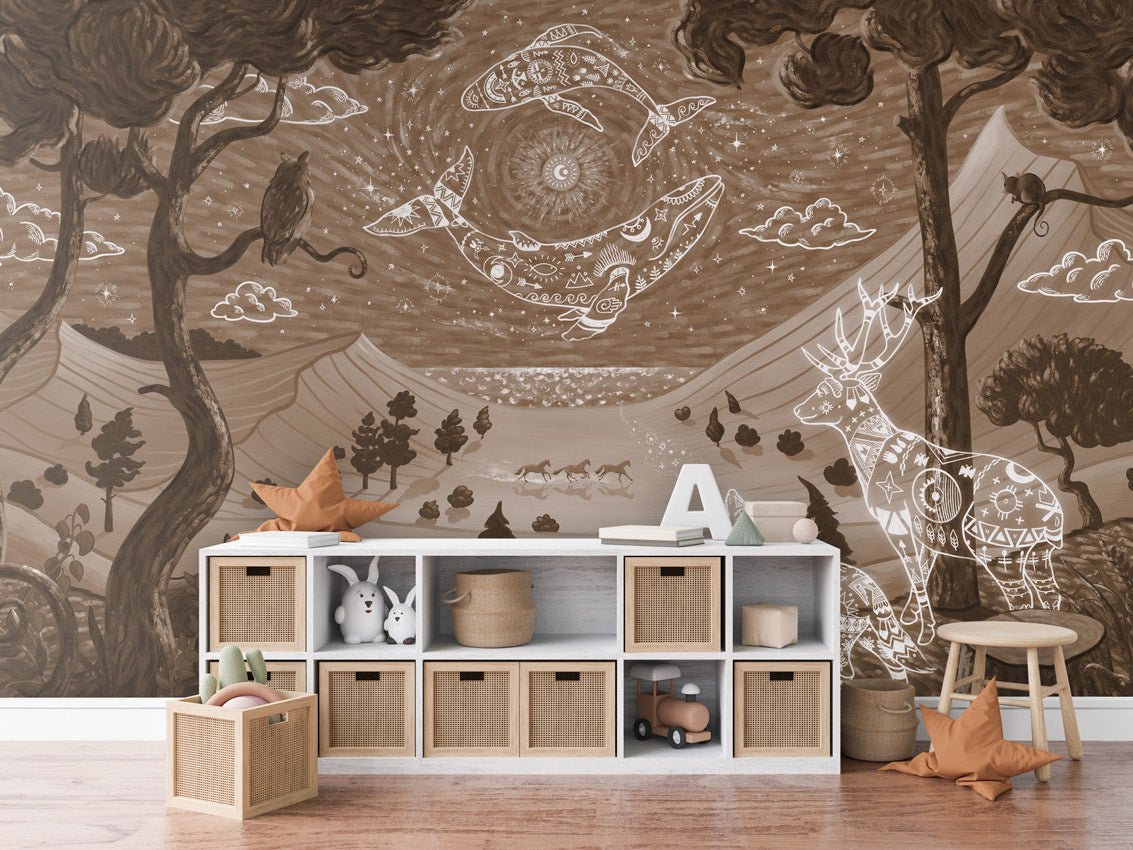Wallpaper - Spirit Night Brown (Pre - Order) - LPM Home
