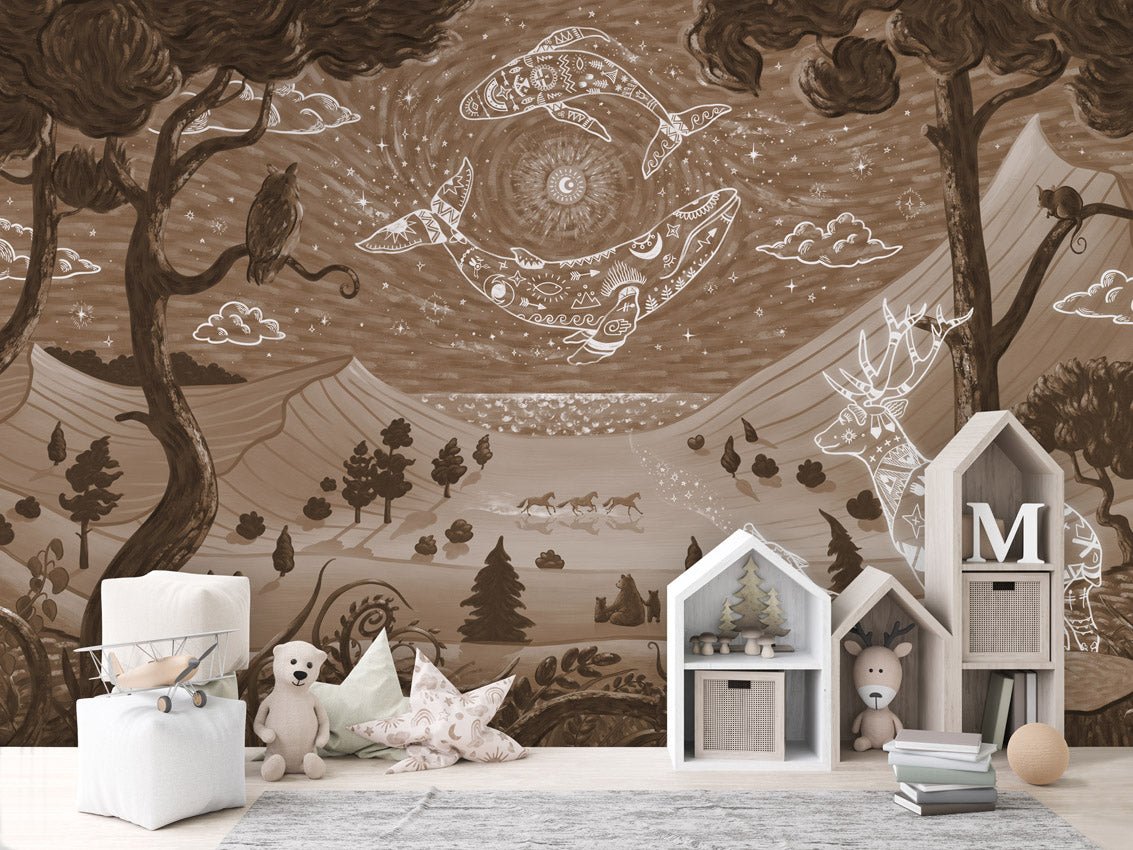 Wallpaper - Spirit Night Brown (Pre - Order) - LPM Home