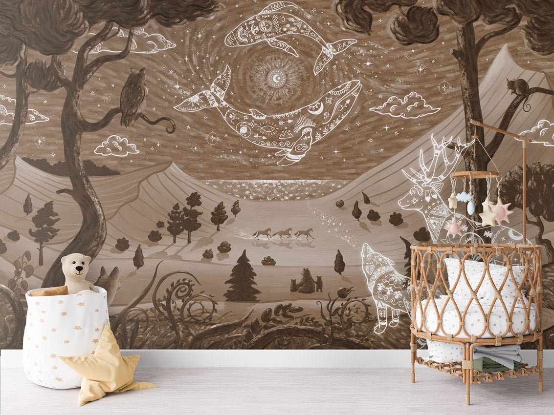 Wallpaper - Spirit Night Brown (Pre - Order) - LPM Home