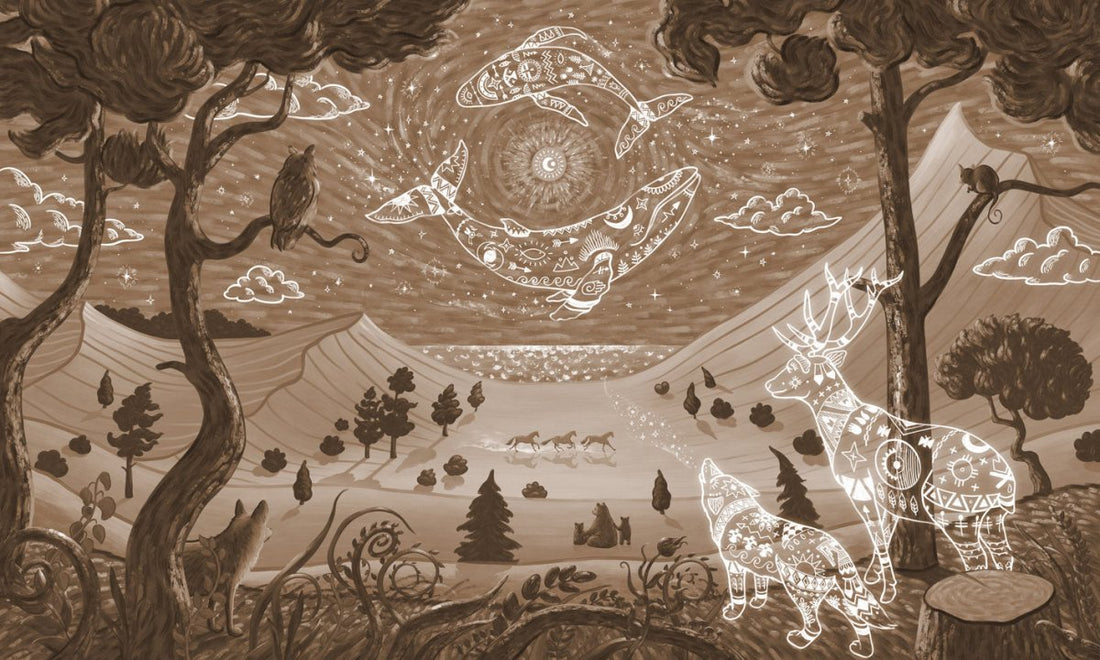 Wallpaper - Spirit Night Brown (Pre - Order) - LPM Home