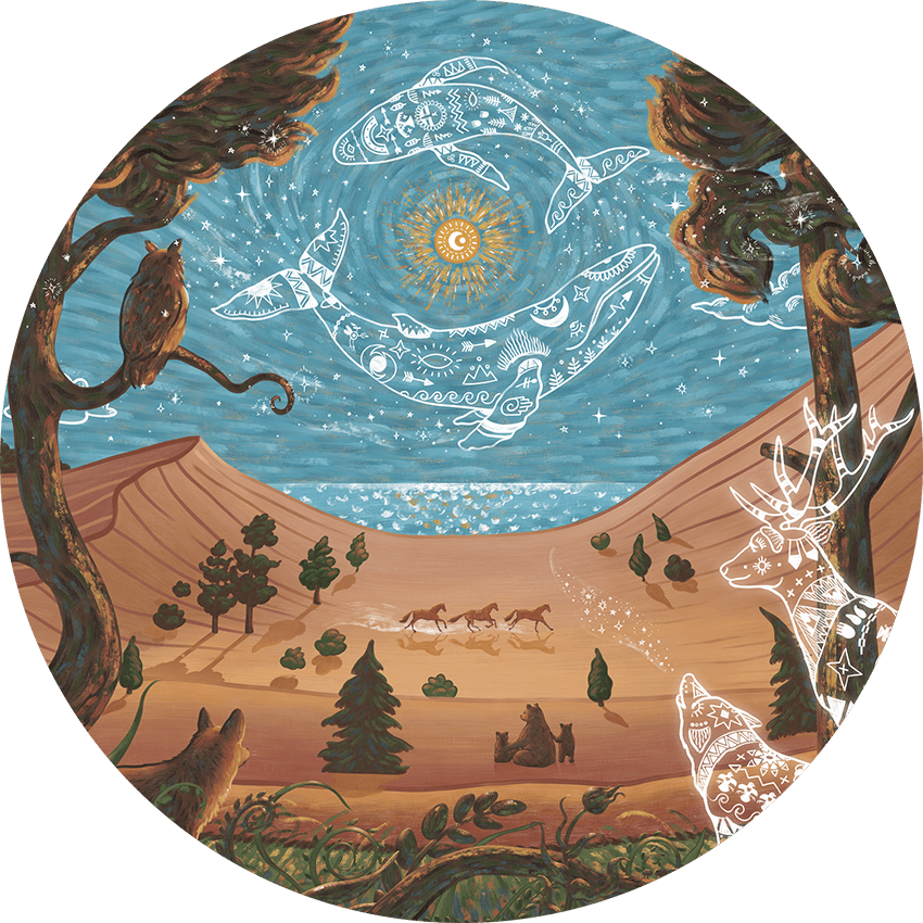 Wallpaper - Spirit Night - Circle (Pre - Order) - LPM Home