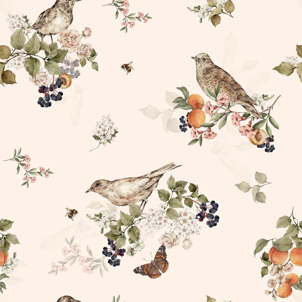 Wallpaper - Spring in the Orchard - Le Petit Marché Home Furniture