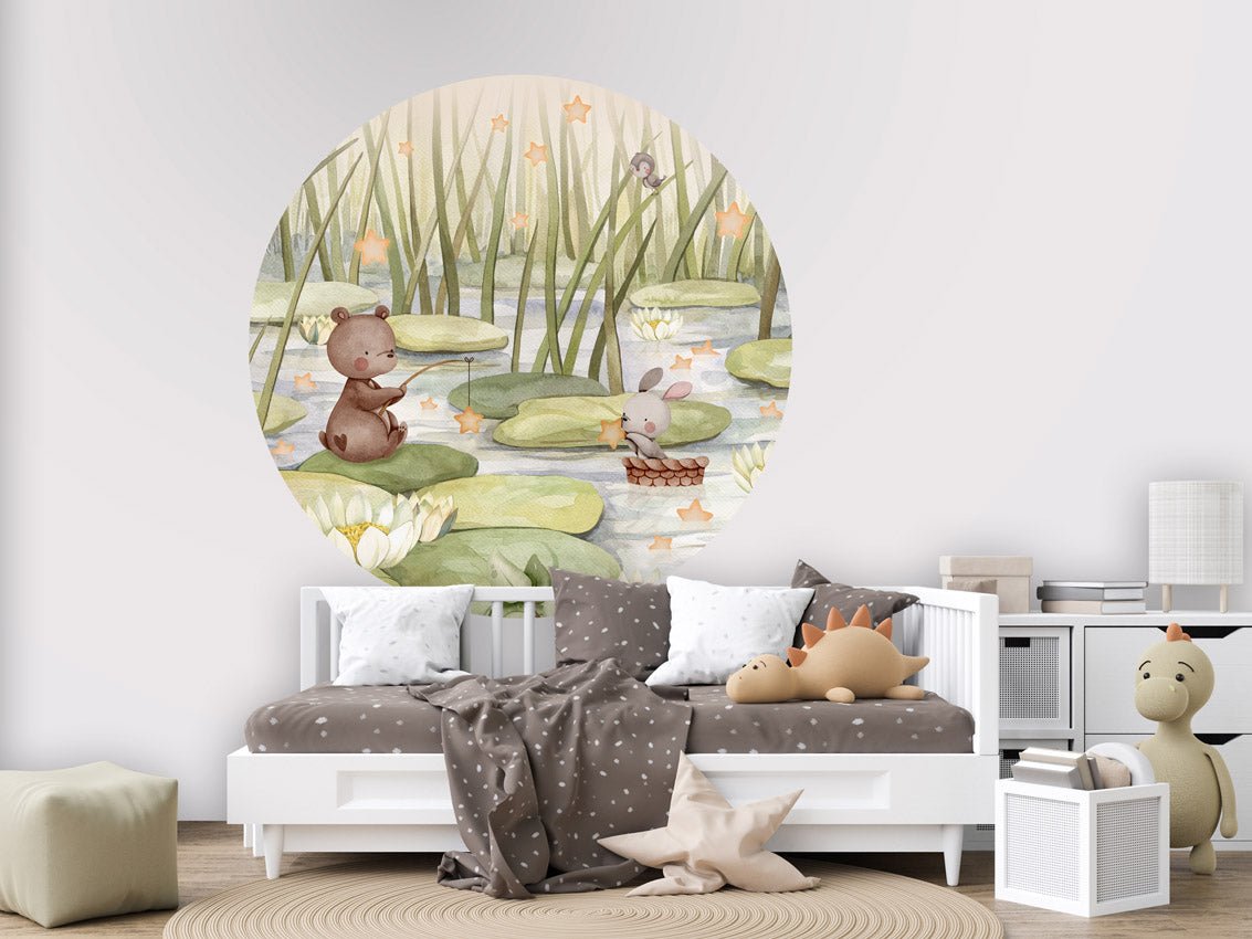Wallpaper - Starry Pond - Circle (Pre - Order) - LPM Home
