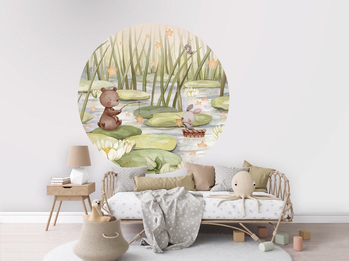 Wallpaper - Starry Pond - Circle (Pre - Order) - LPM Home