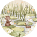 Wallpaper - Starry Pond - Circle (Pre - Order) - LPM Home