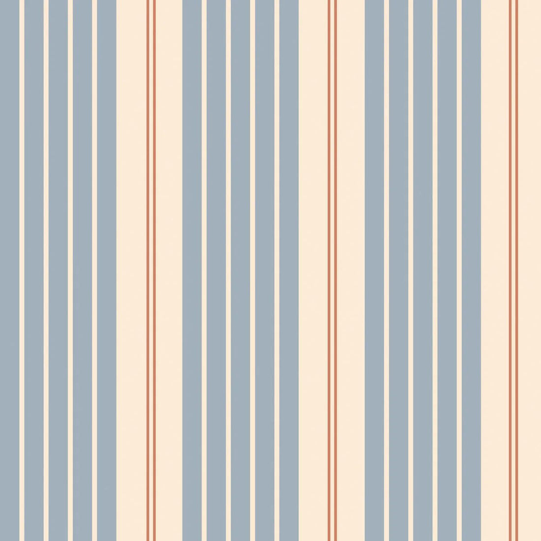 Wallpaper - Stripes Classic Vintage Blue - Le Petit Marché Home Furniture