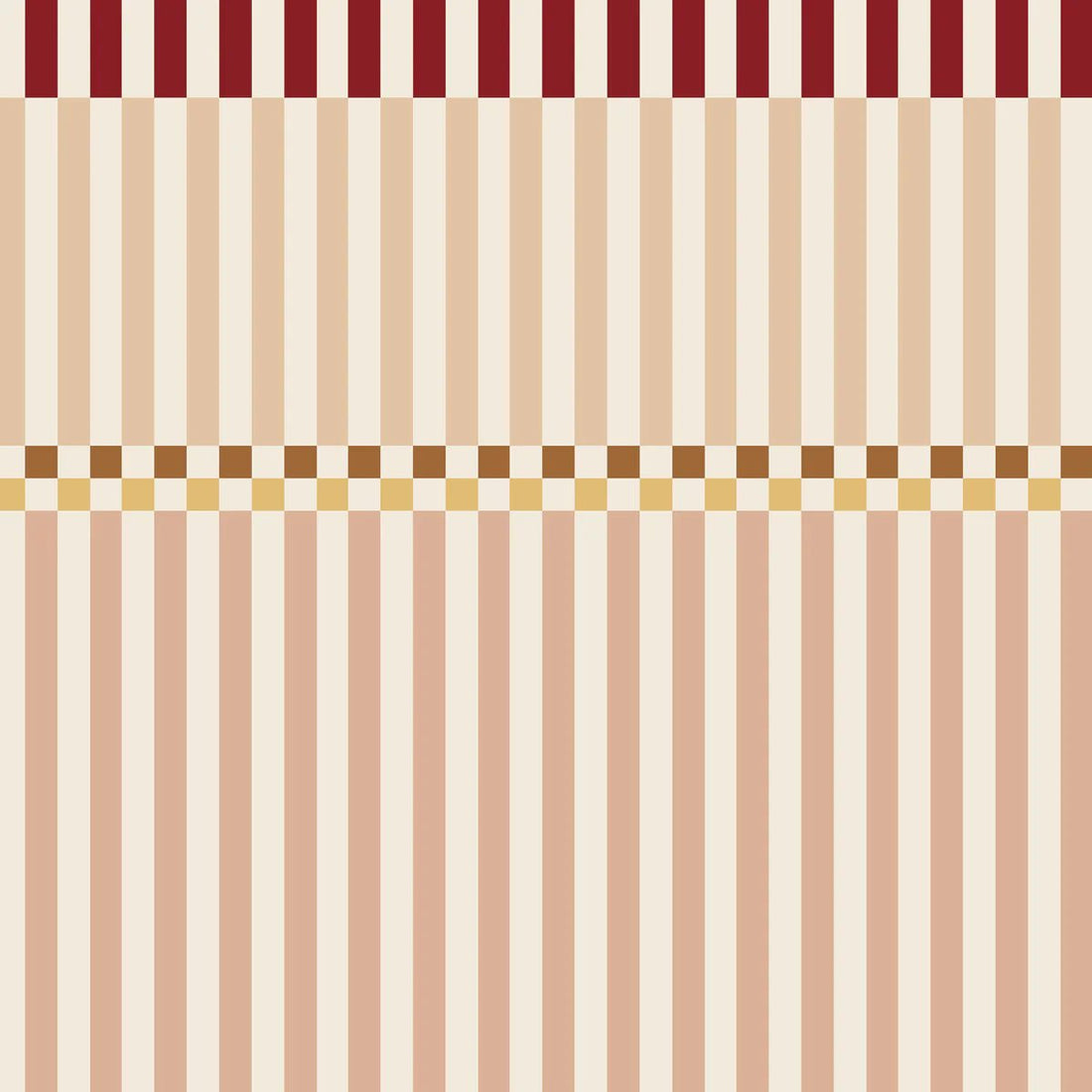 Wallpaper - Stripes Happy Cherry Pink - Le Petit Marché Home Furniture