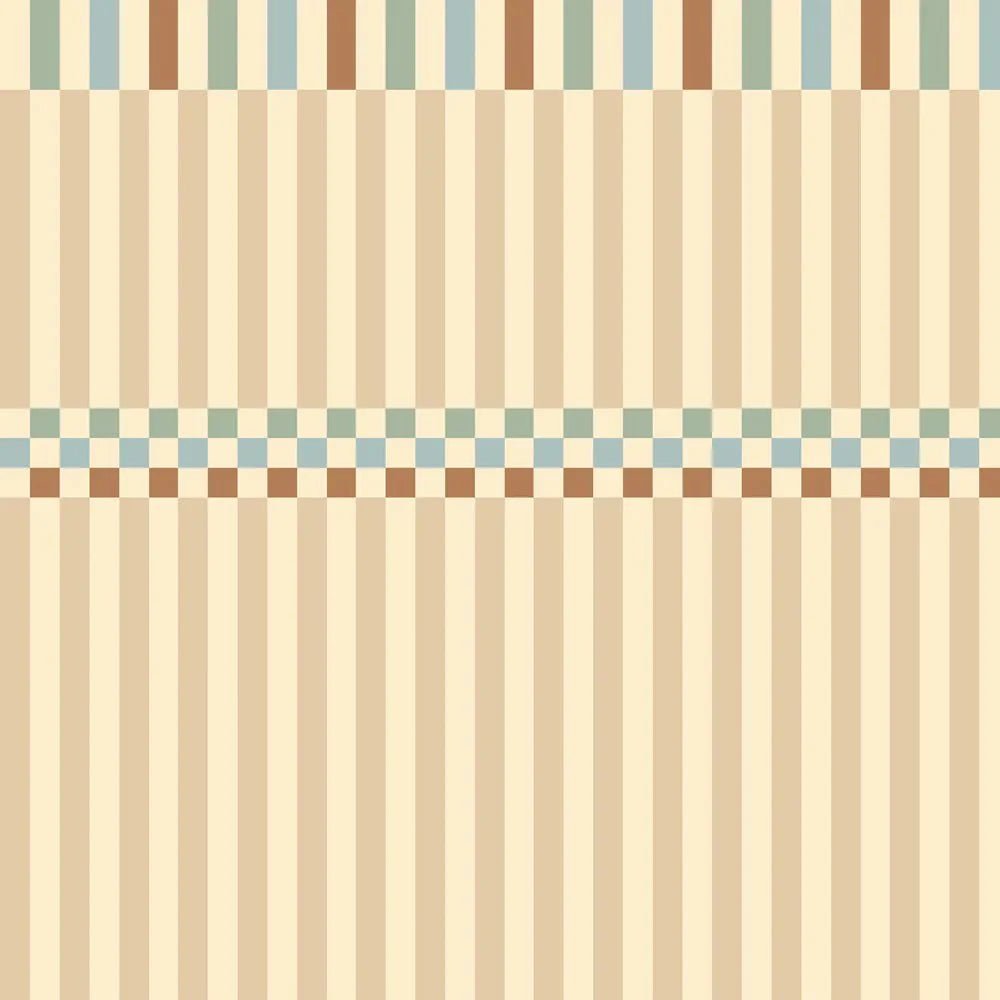 Wallpaper - Stripes Nostalgia Vintage Colours (Pre - Order) - LPM Home
