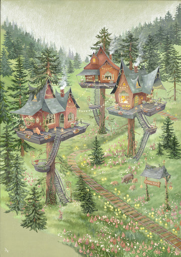 Wallpaper - Tea Time Treetop (Pre-Order) - LPM Home