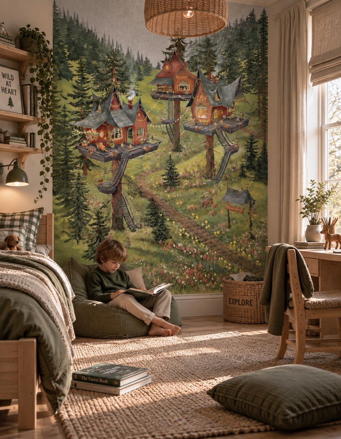 Wallpaper - Tea Time Treetop (Pre-Order) - LPM Home