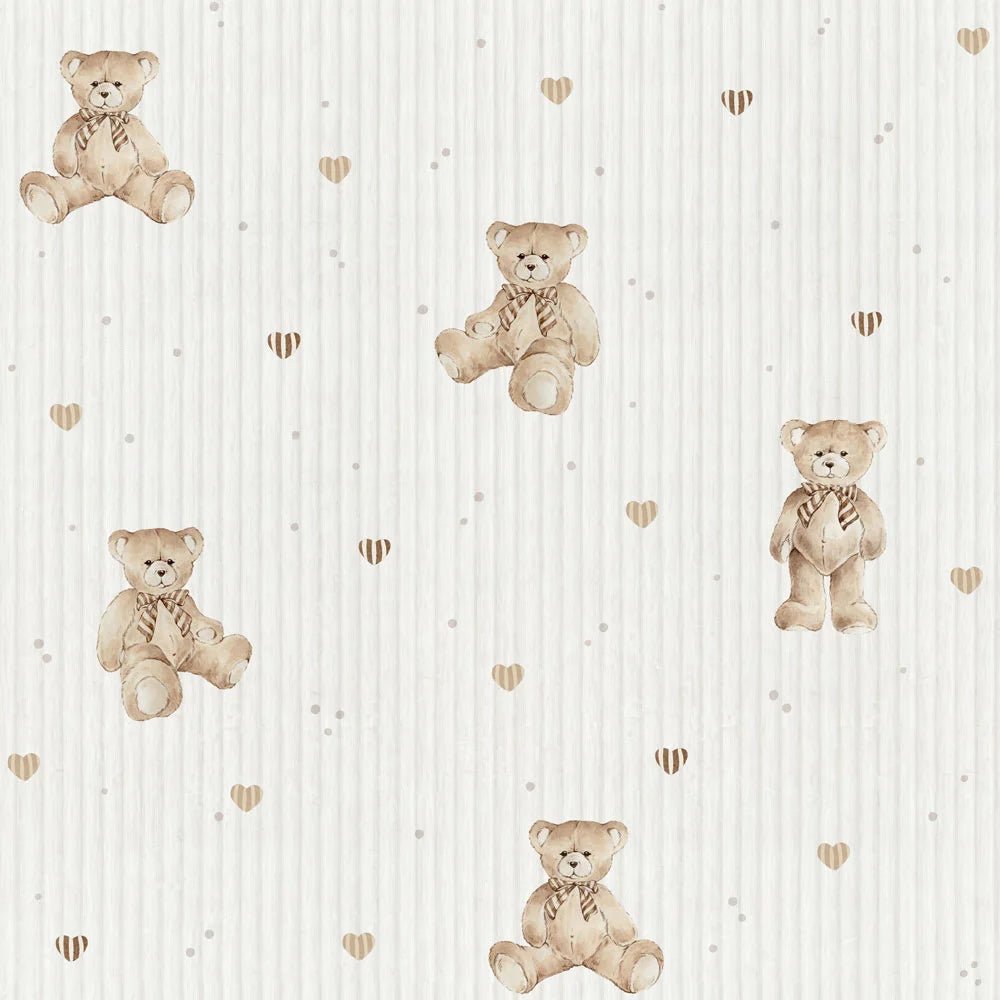 Wallpaper - Teddy bears cute (Pre - Order) - LPM Home