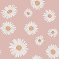 Wallpaper - Tuscan Daisies Pink - Le Petit Marché Home Furniture