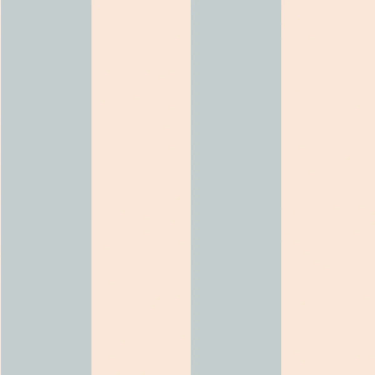 Wallpaper - Vintage Blue and Beige - Le Petit Marché Home Furniture