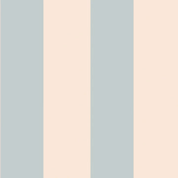 Wallpaper - Vintage Blue and Beige - Le Petit Marché Home Furniture