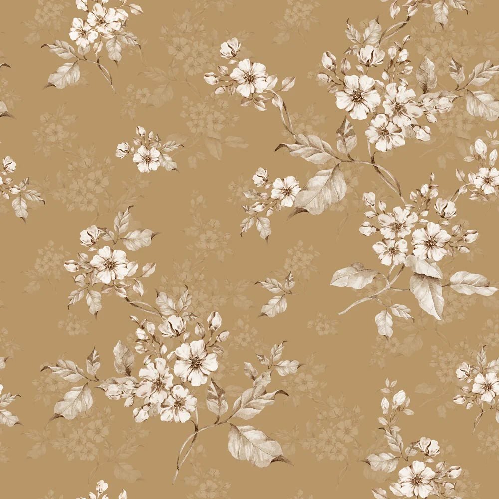 Wallpaper - Vintage English Flowers - Le Petit Marché Home Furniture