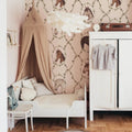 Wallpaper - Watercolour Horses Beige - Le Petit Marché Home Furniture