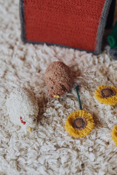 Washable Play Rug, Farm Fields - Le Petit Marché Home Furniture