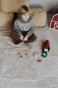 Washable Play Rug, Farm Fields - Le Petit Marché Home Furniture
