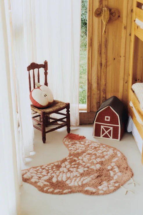 Washable Rug, Chicken - Le Petit Marché Home Furniture