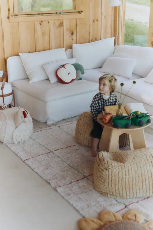 Washable Rug, Color Lines, Large - Le Petit Marché Home Furniture