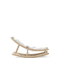 Wood Baby & Toddler Rocker, Oak/White - Le Petit Marché Home Furniture