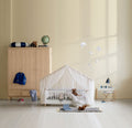 Wood Mini + House Bed Tent, Transparent White (Pre-Order) - LPM Home