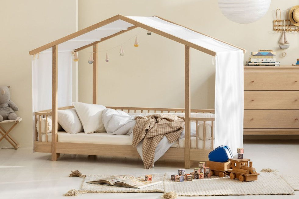 Wood Original House Bed, Oak (Pre-Order) - LPM Home