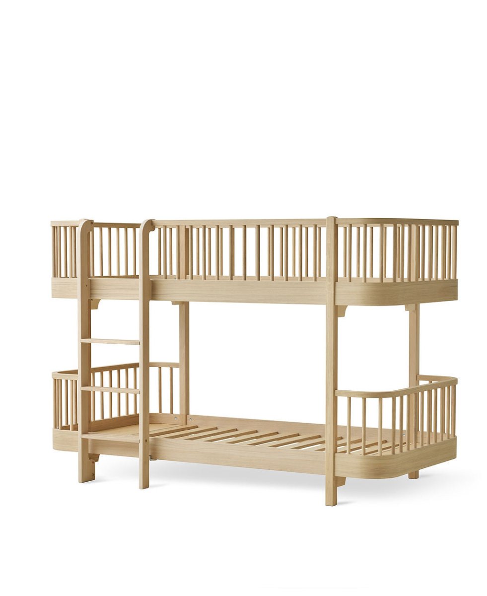 Wood Original Low Bunk Bed, Oak (Pre-Order) - LPM Home