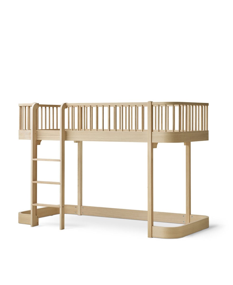 Wood Original Low Loft Bed, Oak (Pre-Order) - LPM Home