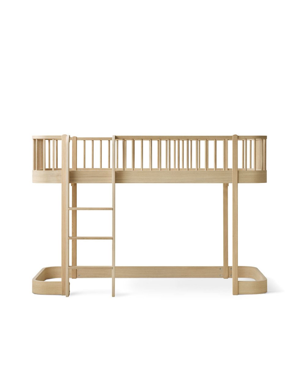 Wood Original Low Loft Bed, Oak (Pre-Order) - LPM Home