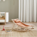 Wood toddler rocker, oak/caramel - Le Petit Marché Home Furniture