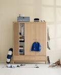 Wood Wardrobe 3 Doors, Oak (Pre-Order) - LPM Home